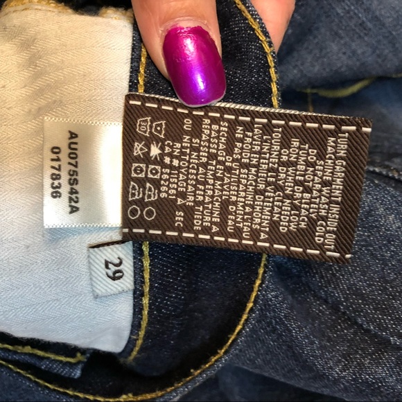 7 For All Mankind Bootcut Jeans Sz 29 - Picture 7 of 7